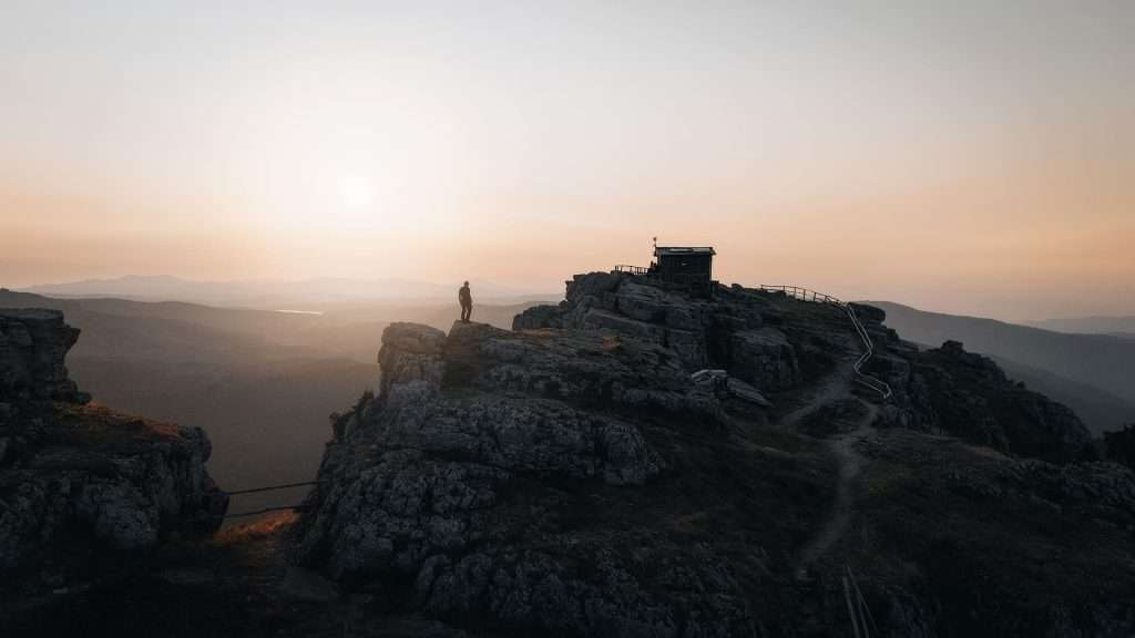 monte novo san giovanni al tramonto